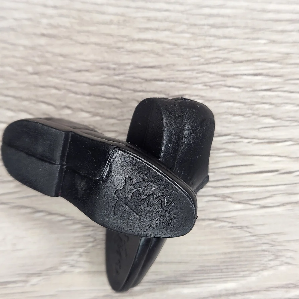 Ken Doll Shoes Black Loafers